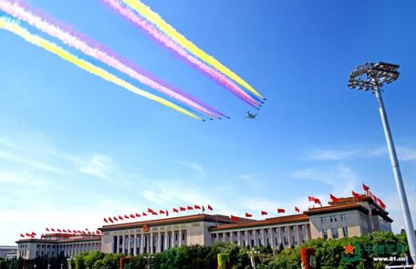 中國(guó)2015年閱兵式前的將霧霾降低6.2%